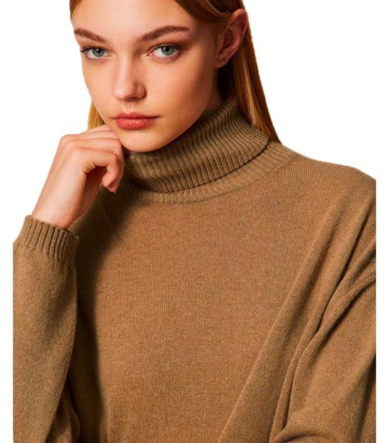 25FW 트윈셋 터틀넥 252TT3533 12926 XS S Brown - TWINSET