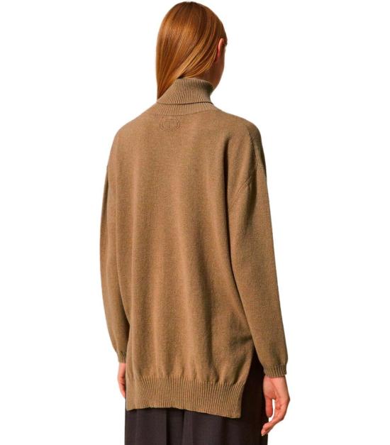 25FW 트윈셋 터틀넥 252TT3533 12926 XS S Brown - TWINSET