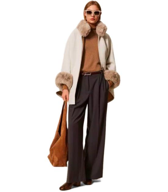 25FW 트윈셋 터틀넥 252TT3533 12926 XS S Brown - TWINSET