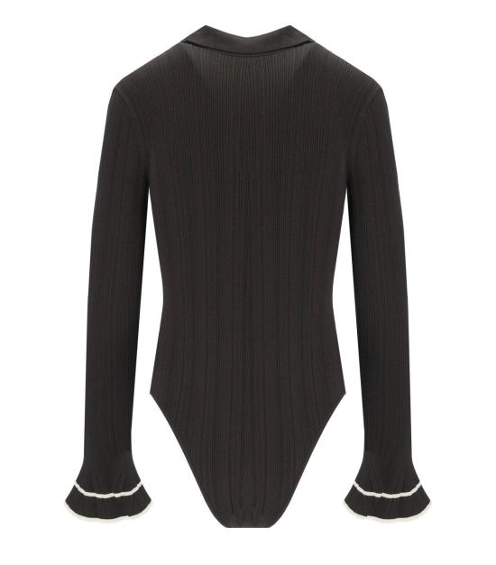 25FW 트윈셋 바디수트 티셔츠 252TT3232 12996 XS Brown - TWINSET