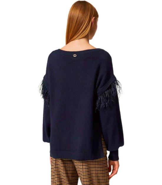 25FW 트윈셋 스웨터 252TT3185 11956 XS Blue - TWINSET