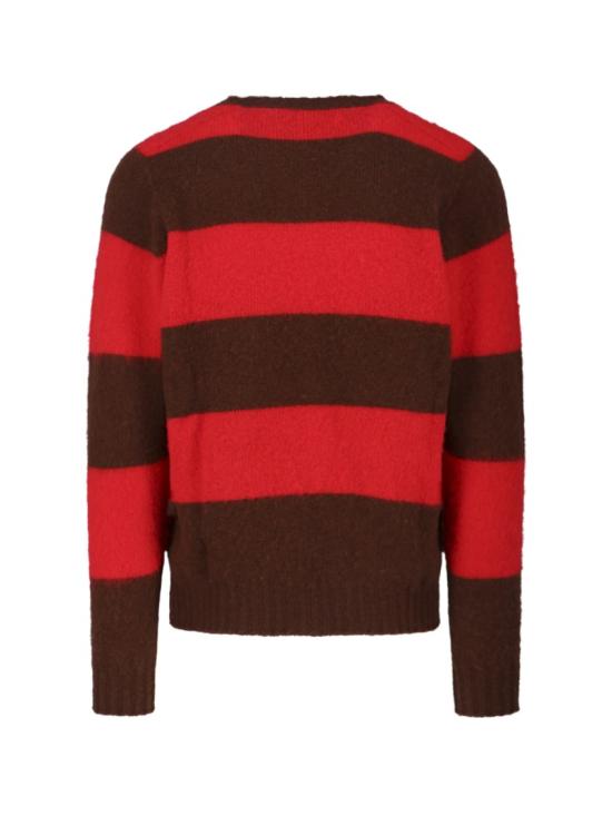 25FW 하울린 쉐기 베어 스웨터 SHAGGY BEAR CHUNKY STRIPESMOCHA BOOM Multicolor - HOWLIN