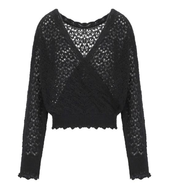 25FW 트윈셋 스웨터 252TT3200 00006 XS Black