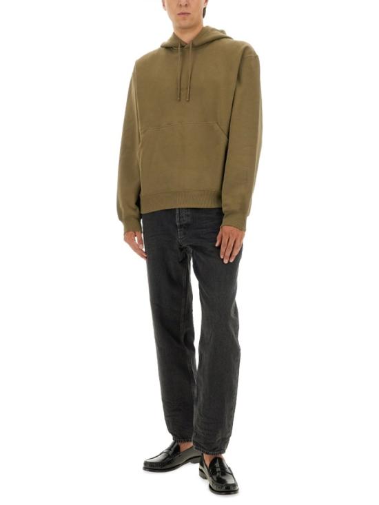 생로랑 그리 폰세 후드 818538 Y36SW1301 Green - SAINT LAURENT