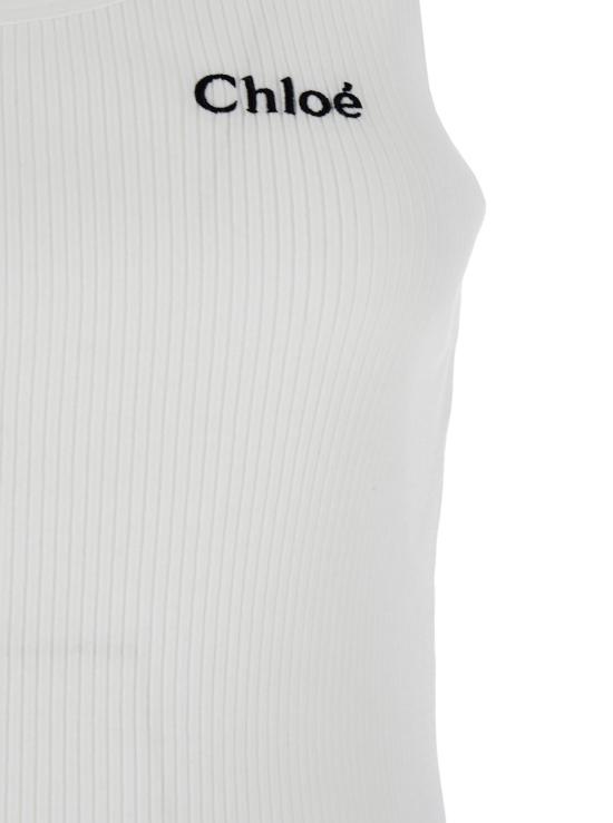 26SS 끌로에 민소매 티셔츠 CH25SJH12180101 White - CHLOE