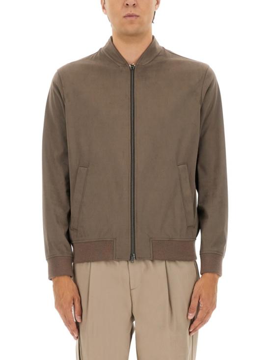 25FW 에르노 얼터너티브 스웨이드 리조트 보머 자켓 GI00073UR 127372700 Brown