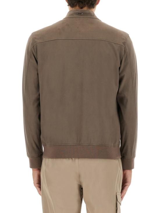 25FW 에르노 얼터너티브 스웨이드 리조트 보머 자켓 GI00073UR 127372700 Brown - HERNO