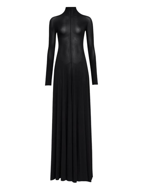 25FW 알라이아 미디 원피스 AA9U0022J050B 995 Nero - ALAIA