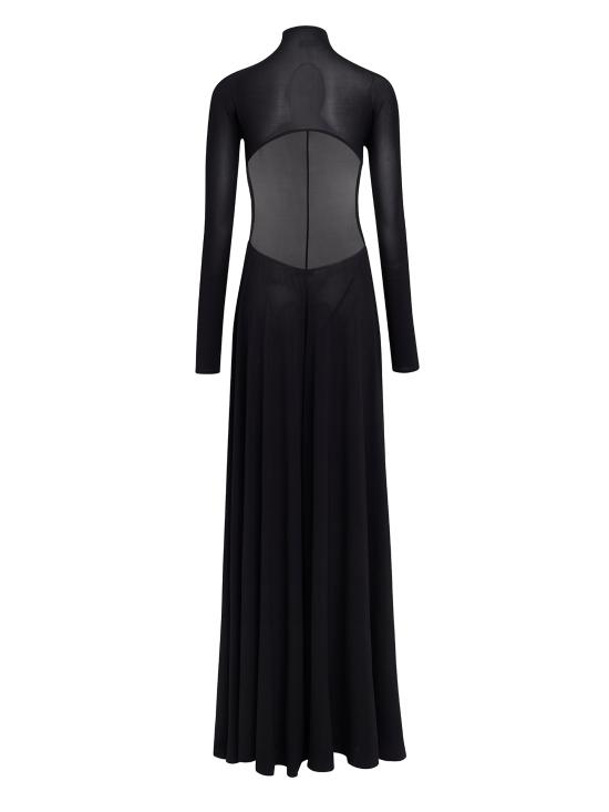 25FW 알라이아 미디 원피스 AA9U0022J050B 995 Nero - ALAIA