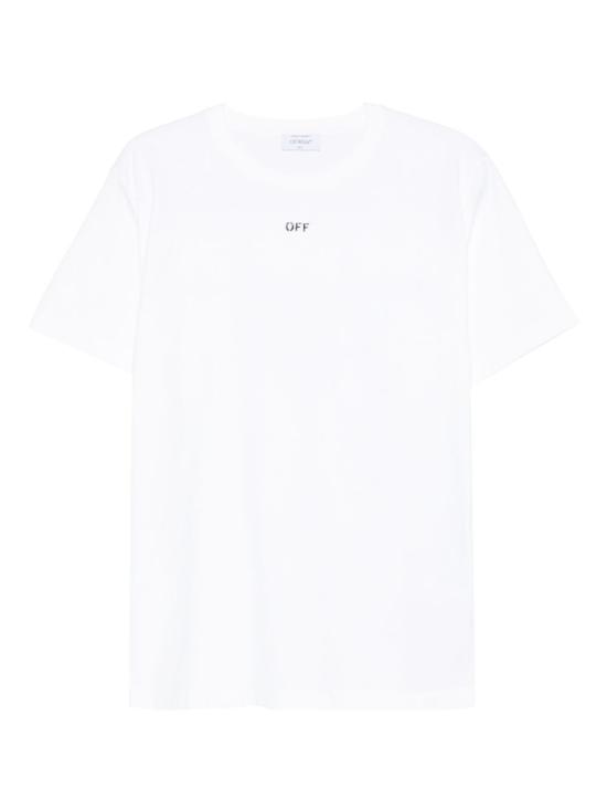 25FW 오프화이트 반팔 티셔츠 OMAA027F25JER005 0110 White