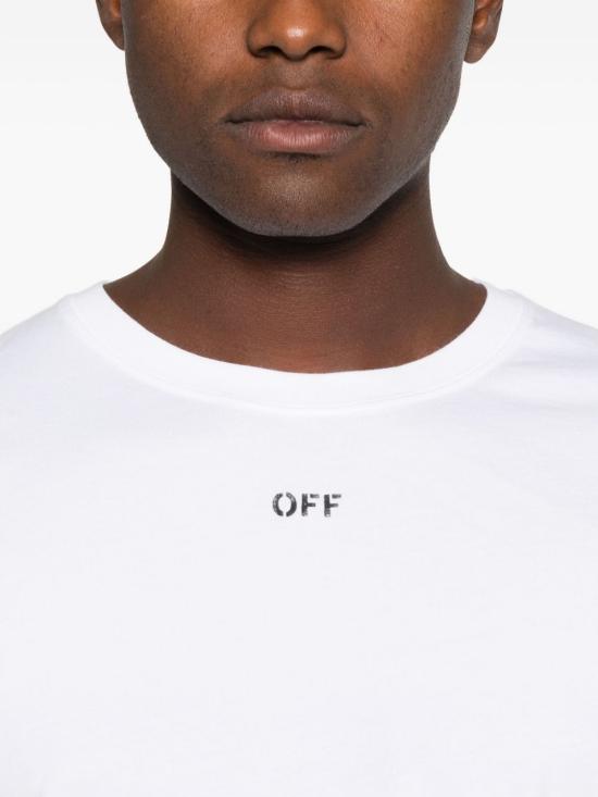 25FW 오프화이트 반팔 티셔츠 OMAA027F25JER005 0110 White - OFF WHITE