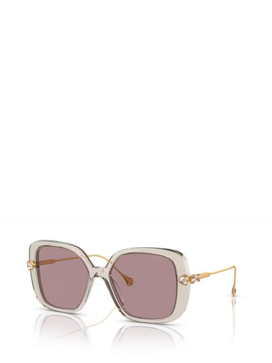 25FW 스와로브스키 선글라스 SK6011 3003LA TRANSPARENT LIGHT BROWN - SWAROVSKI