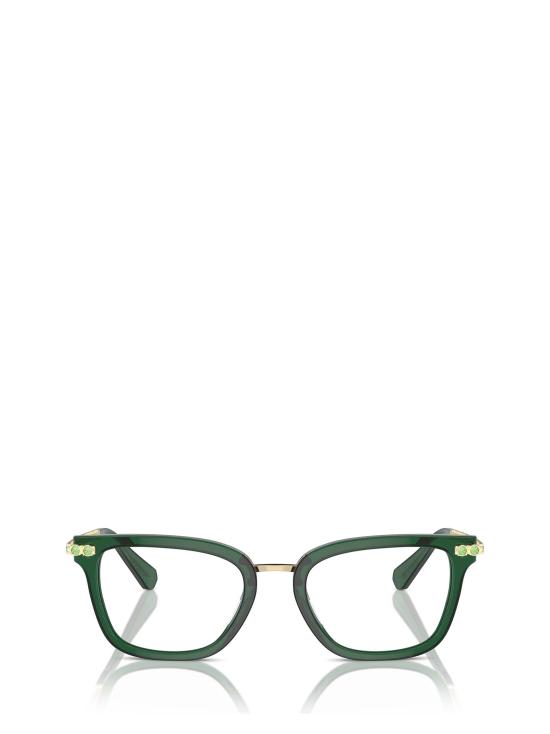 26FW 스와로브스키 안경 SK2018 1045 DARK GREEN TRASPARENT