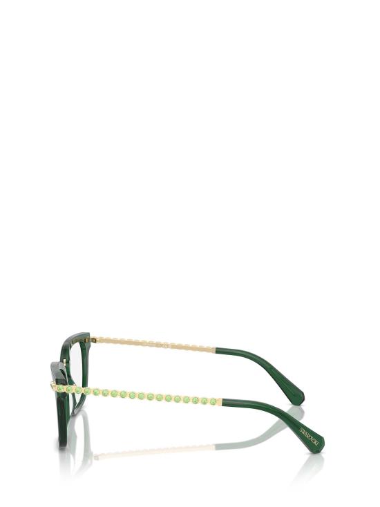 26FW 스와로브스키 안경 SK2018 1045 DARK GREEN TRASPARENT - SWAROVSKI