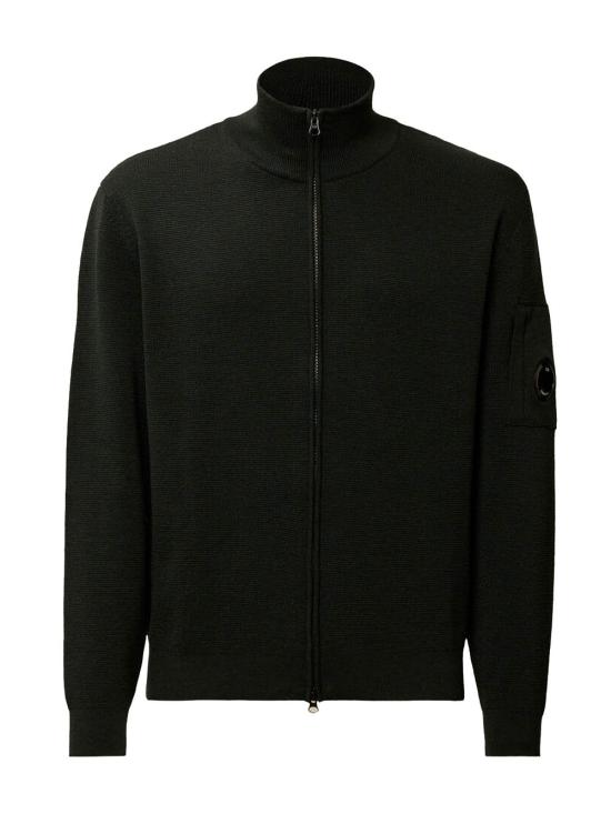 25FW 씨피 컴퍼니 리울 풀 집 렌즈 가디건 제트 19CMKN202A 006595A 999 Black