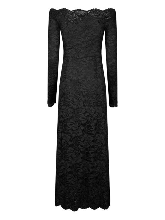 25FW 파코라반 미디 원피스 25HJRO209PA0170 P001 Black - PACO RABANNE