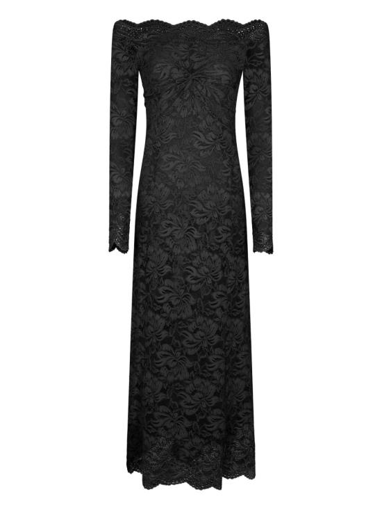 25FW 파코라반 미디 원피스 25HJRO209PA0170 P001 Black