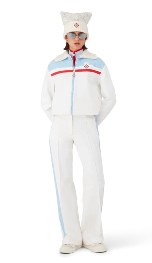 25FW 카사블랑카 레깅스 JTR 28601 White - CASABLANCA