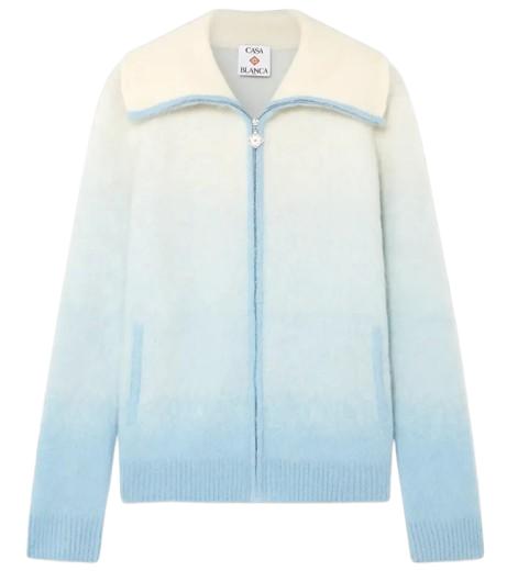 25FW 카사블랑카 스웨터 KW 105501 Blue