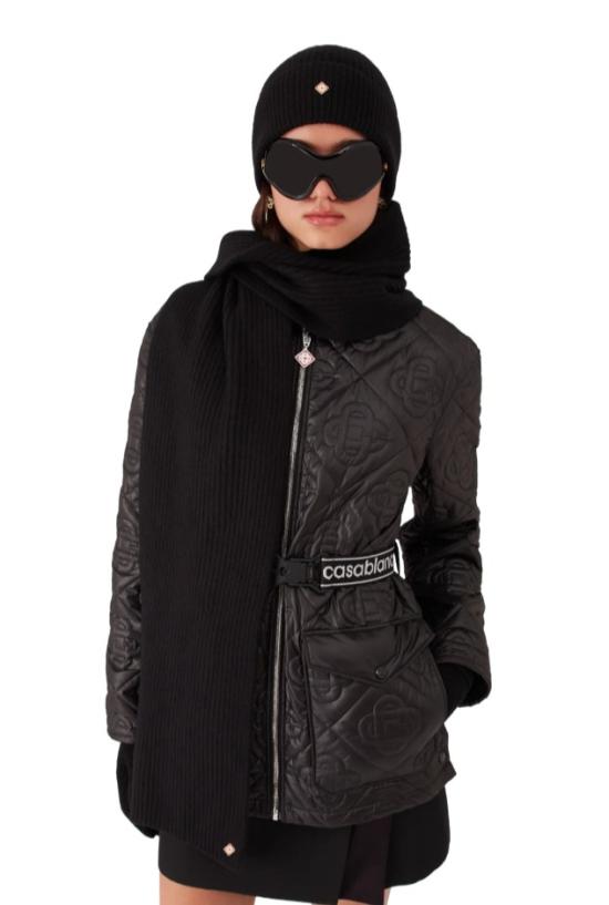 25FW 카사블랑카 장갑 ACC 27005 Black - CASABLANCA