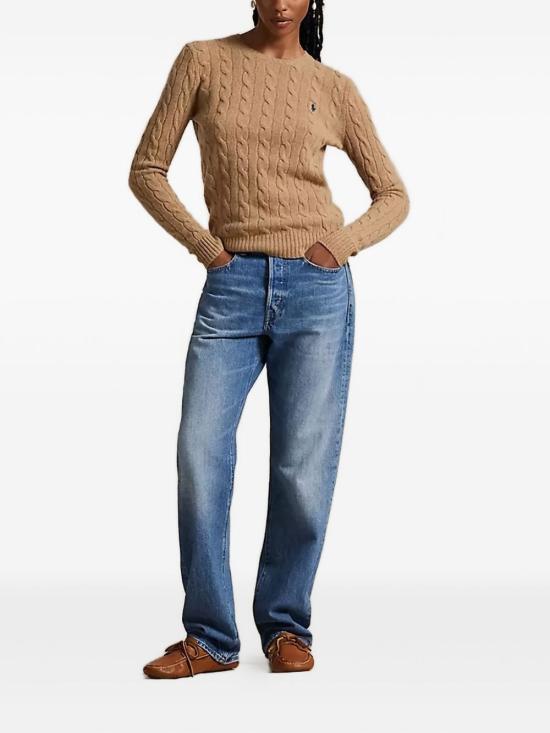 25FW 폴로 랄프로렌 스웨터 211971865 002 Beige - POLO RALPH LAUREN