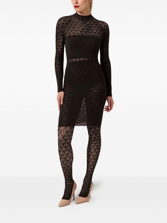 25FW 월포드 미디 원피스 2813807 534097005 Black - WOLFORD