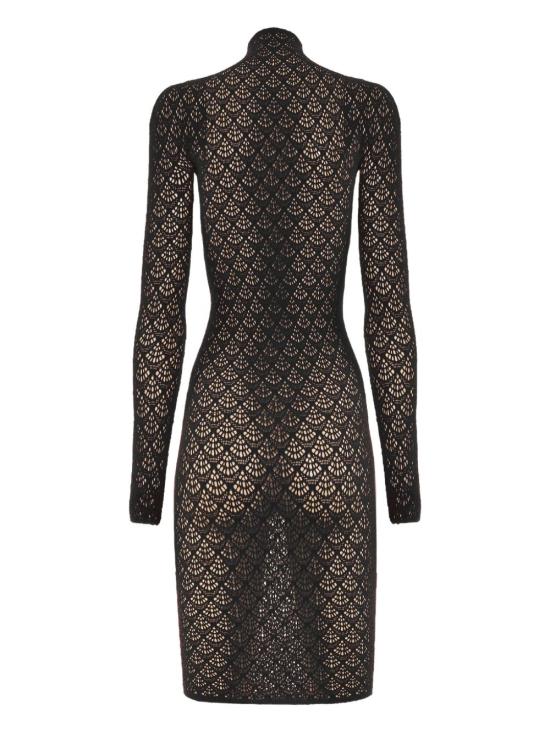 25FW 월포드 미디 원피스 2813807 534097005 Black - WOLFORD