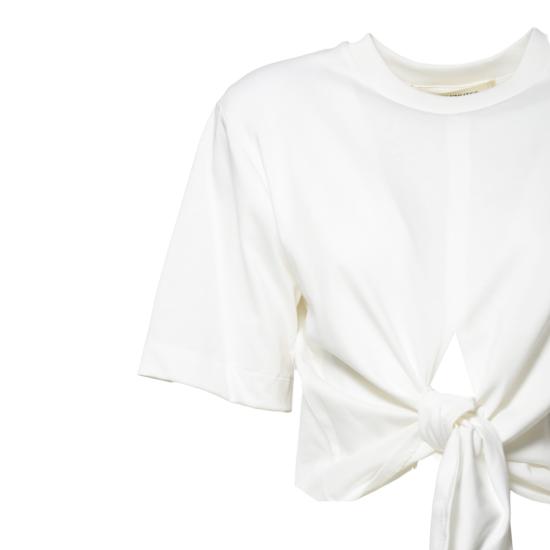 25FW 나인 미니츠 반팔 티셔츠 25SSNTP0017 WHITE White - NINEMINUTES