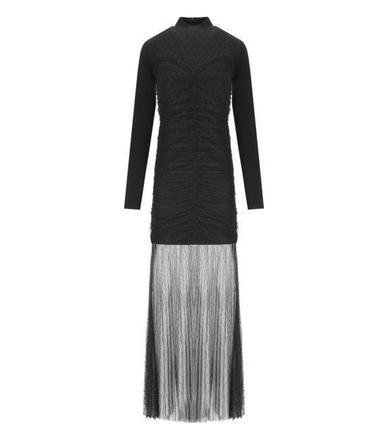 25FW 트윈셋 롱 원피스 252TT3262 00006 XS Black