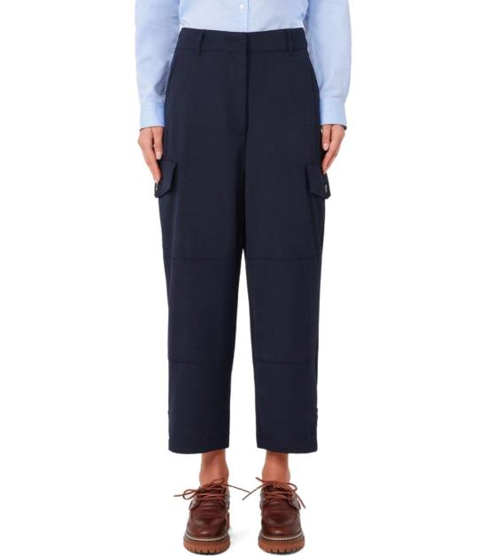 25FW 위켄드막스마라 스트레이트 팬츠 2525136122600 001 40 Blue - WEEKEND MAX MARA