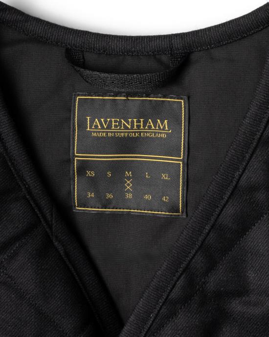 25FW 라벤헴 니트 베스트 LV12000 102 BLACK Black - LAVENHAM