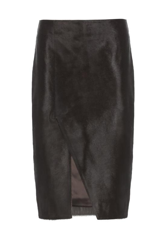 25FW 루루 드 세종 미디 스커트 MYRA COFFEE Brown