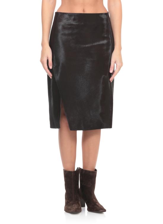 25FW 루루 드 세종 미디 스커트 MYRA COFFEE Brown - LOULOU DE SAISON