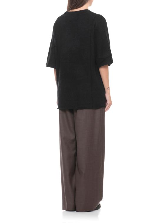 25FW 루루 드 세종 스웨터 RAVEN BLACK Black - LOULOU DE SAISON