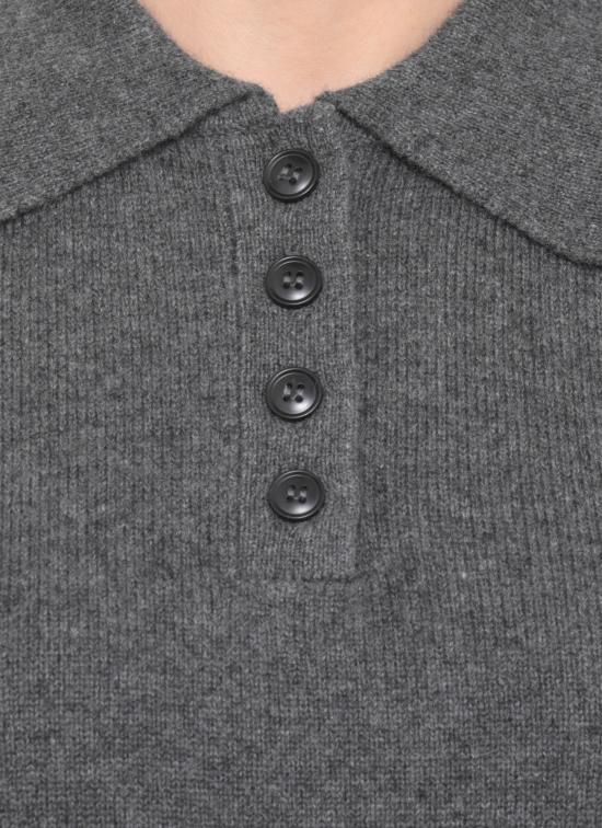 25FW 루루 드 세종 스웨터 HOMERE LDS ANTHRACITE MELANGE Grey - LOULOU DE SAISON