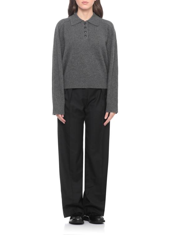 25FW 루루 드 세종 스웨터 HOMERE LDS ANTHRACITE MELANGE Grey - LOULOU DE SAISON