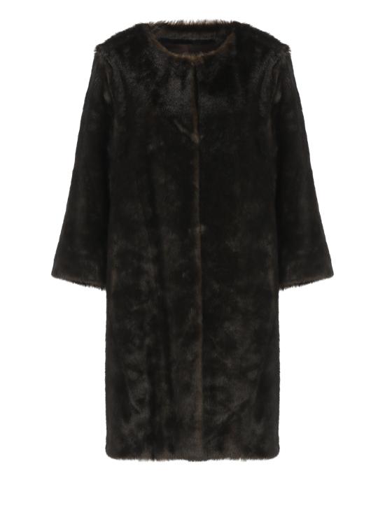 25FW 루루 드 세종 코트 MOORE GRIZZLY Brown