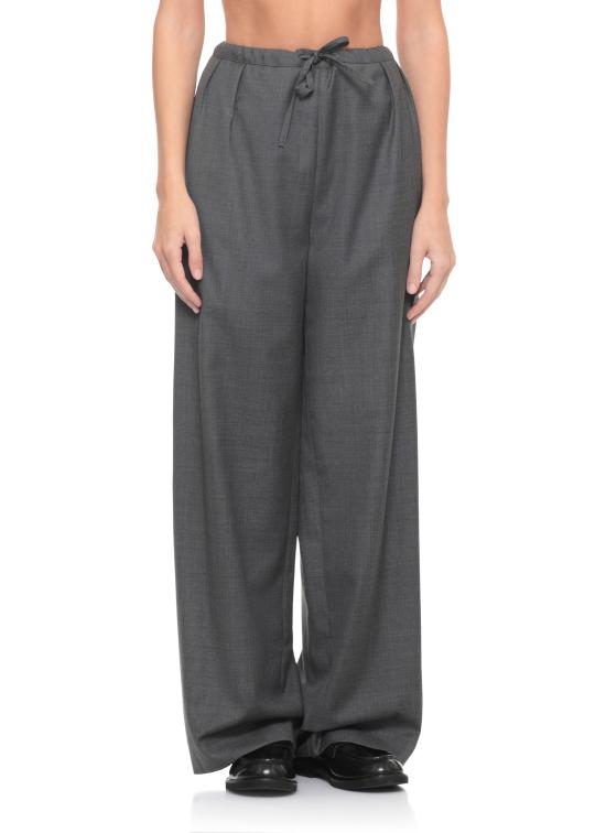 25FW 루루 드 세종 스트레이트 팬츠 COVE LDS ANTHRACITE MELANGE Grey - LOULOU DE SAISON