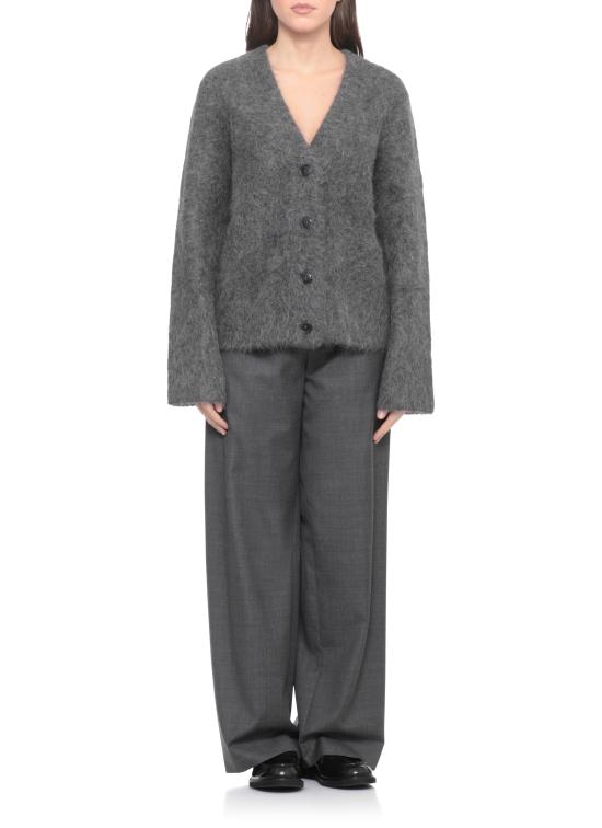 25FW 루루 드 세종 가디건 LYNN ANTHRACITE MELANGE Grey - LOULOU DE SAISON