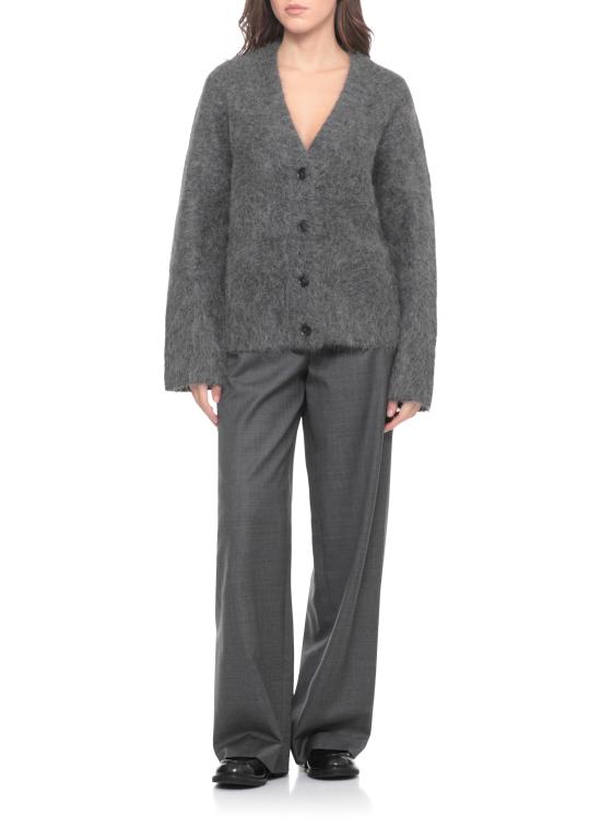 25FW 루루 드 세종 가디건 LYNN ANTHRACITE MELANGE Grey - LOULOU DE SAISON