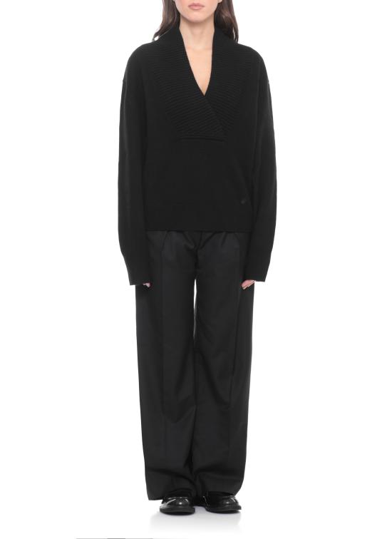 25FW 루루 드 세종 스웨터 MAKELA BLACK Black - LOULOU DE SAISON