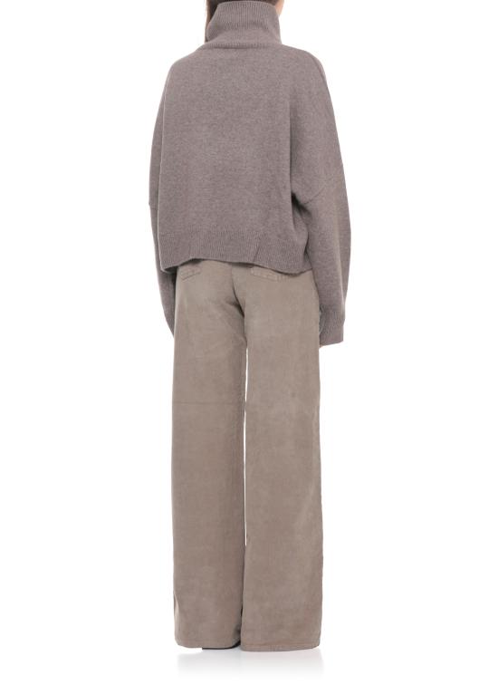 25FW 루루 드 세종 터틀넥 LUKE TAUPE MELANGE Brown - LOULOU DE SAISON