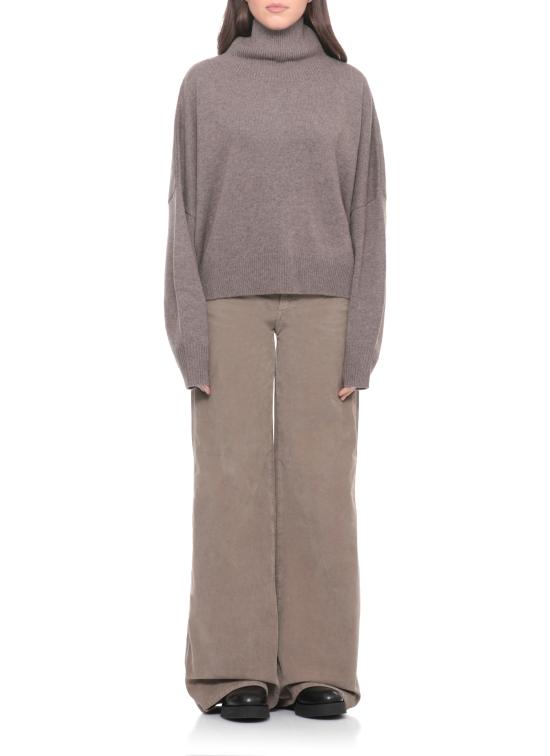 25FW 루루 드 세종 터틀넥 LUKE TAUPE MELANGE Brown - LOULOU DE SAISON