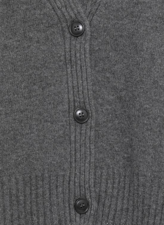 25FW 루루 드 세종 가디건 KAIA LDS ANTHRACITE MELANGE Grey - LOULOU DE SAISON
