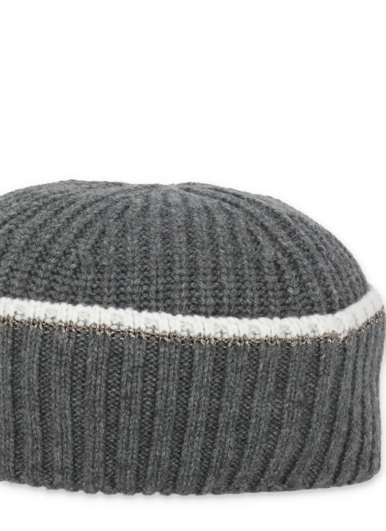 25FW 브루넬로 쿠치넬리 비니 M12506379 CJF19 Grey - BRUNELLO CUCINELLI