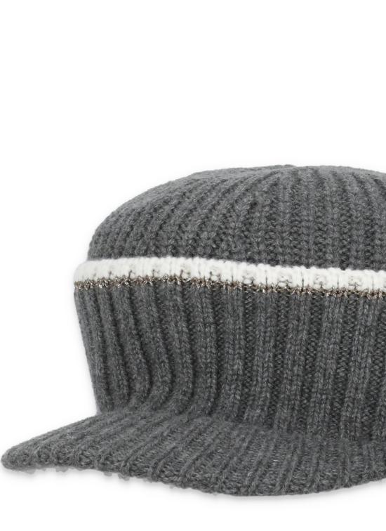 25FW 브루넬로 쿠치넬리 비니 M12506379 CJF19 Grey - BRUNELLO CUCINELLI