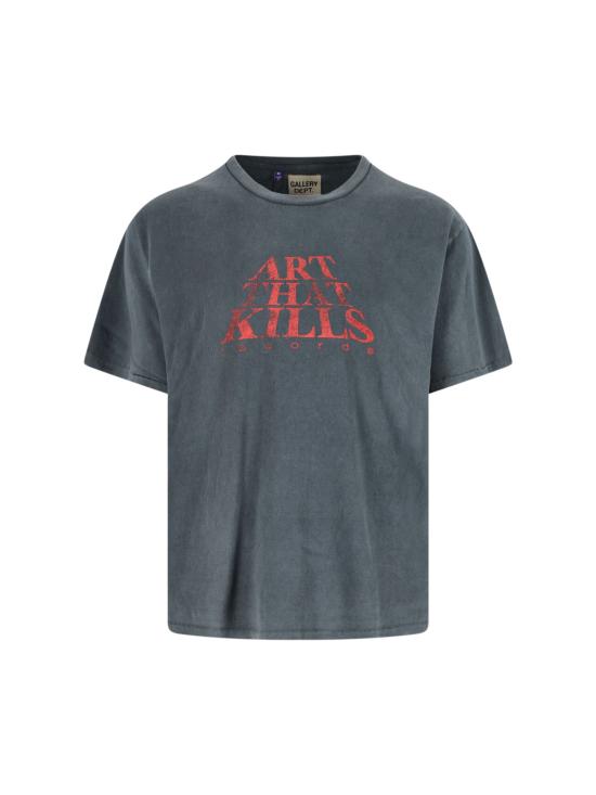 25FW 갤러리 디파트먼트 반팔 티셔츠 TFL 10292 LIGHT VINTAGE BLACK Grey