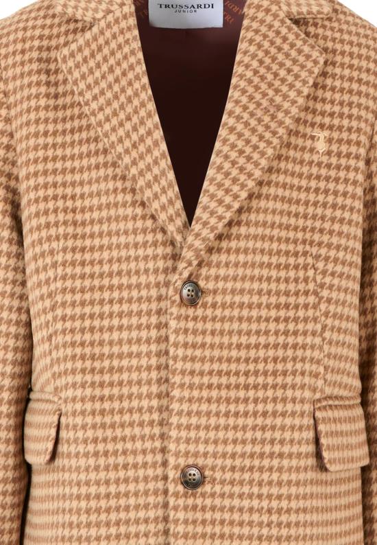 25FW [키즈] 트루사르디 코트 TBA25119CP PINECONE BROWN - TRUSSARDI