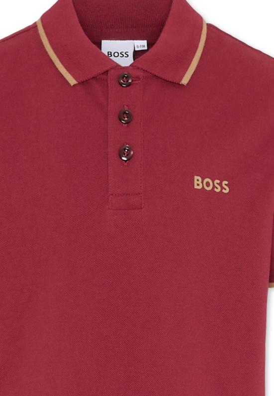 24FW [키즈] 보스 폴로 셔츠 J51163 95L BORDEAUX - BOSS