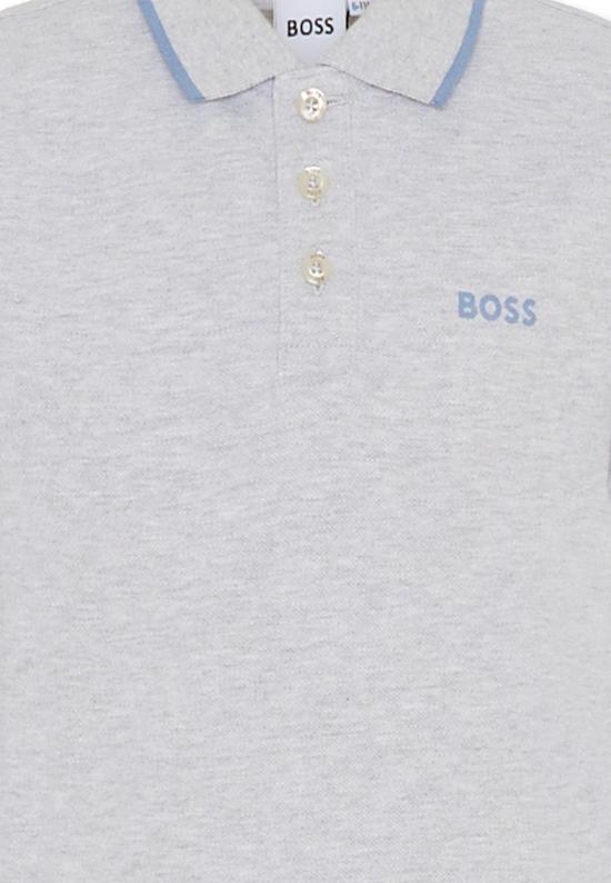 24FW [키즈] 보스 폴로 셔츠 J51163 A32 GREY - BOSS